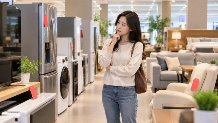 진열상품 구입 주의점
